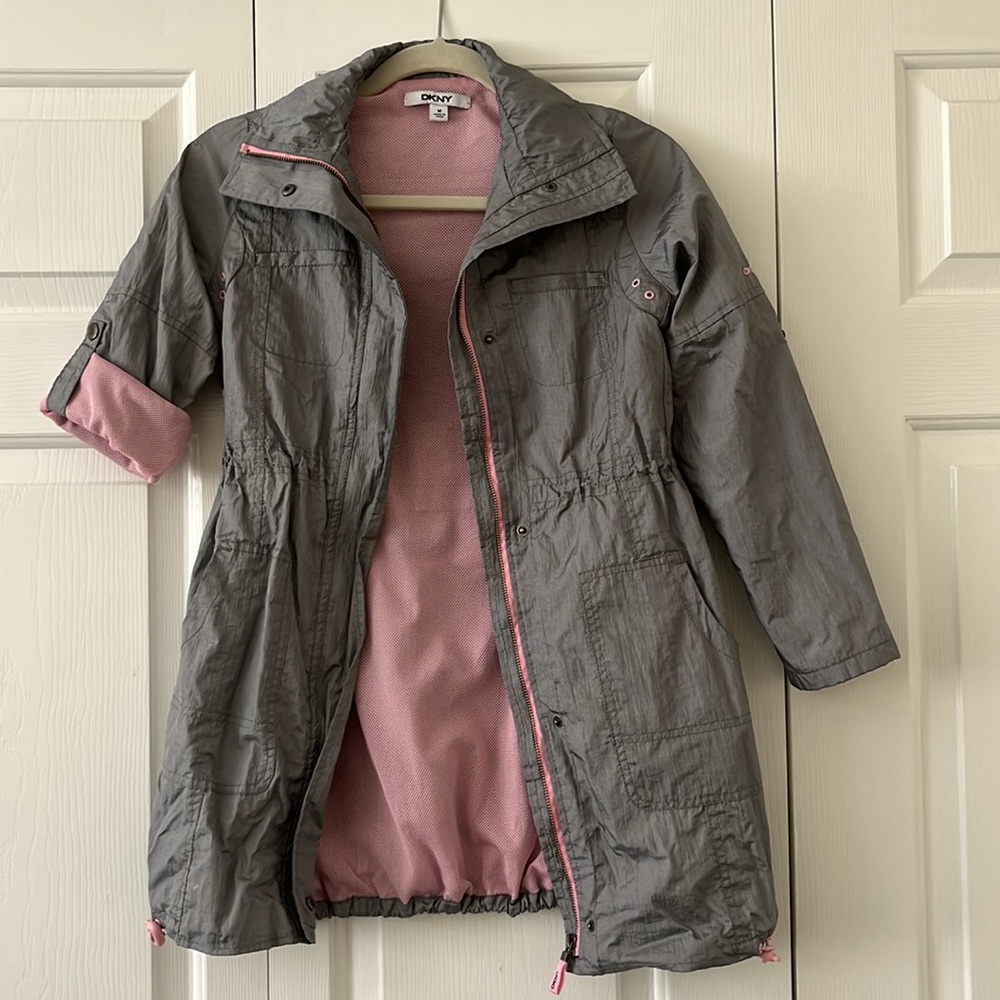 DKNY Gray Lightweight Jacket